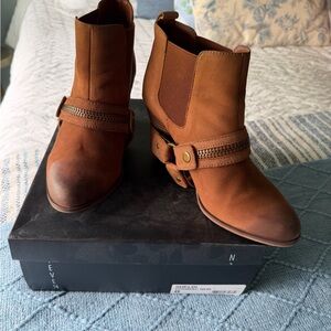 Steve Madden Ankle Boots with Decorative Strap